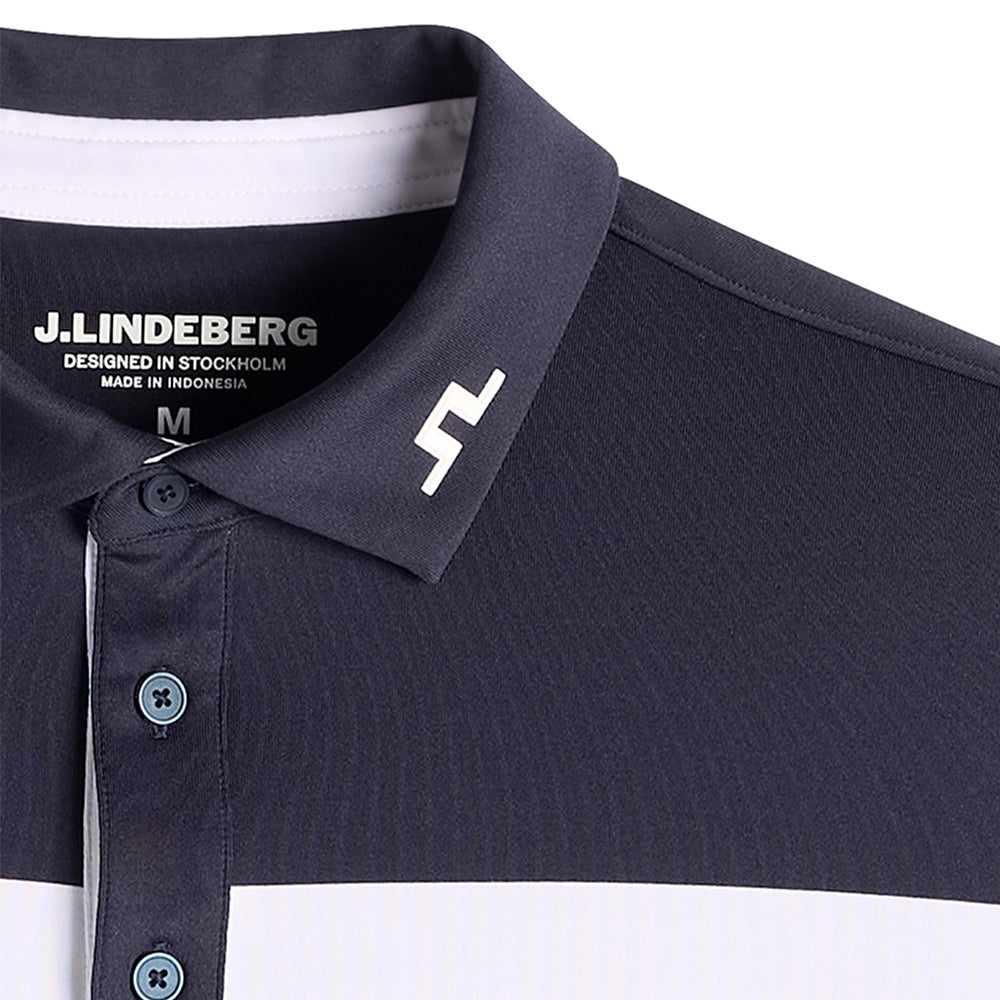 Kenny Stripe Long Sleeve Polo