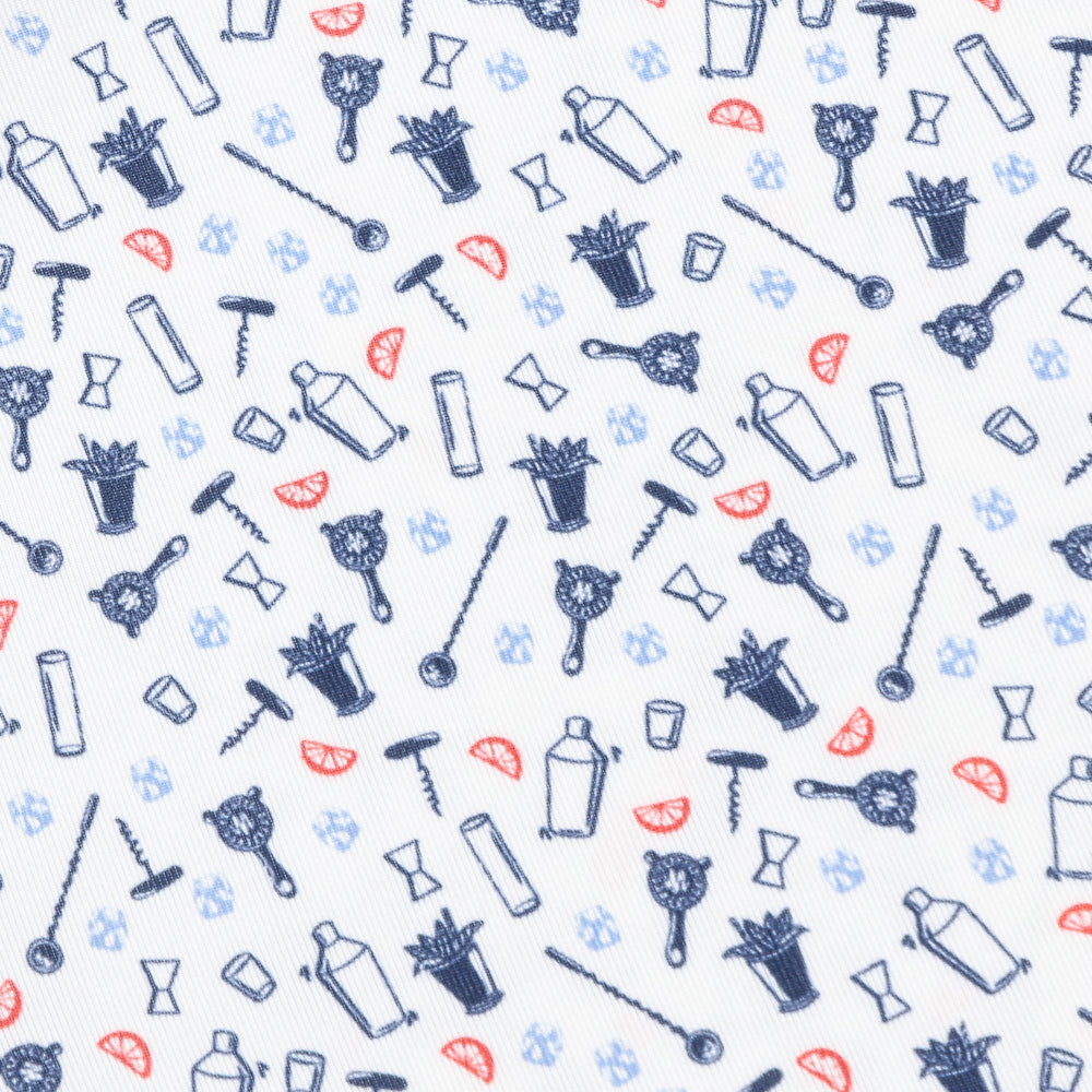 Lightweight Airflow Print Polo