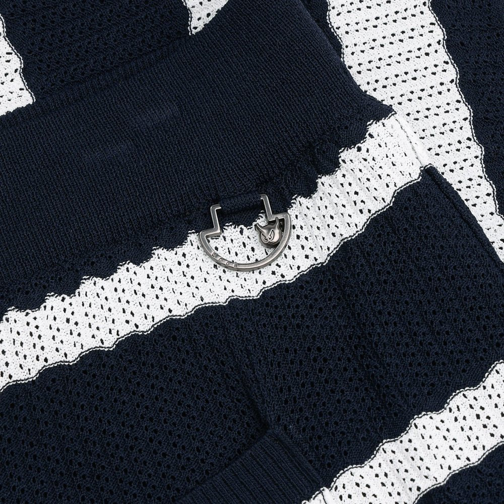 Women's Multi Stripes Knit Skort - Fairway Styles