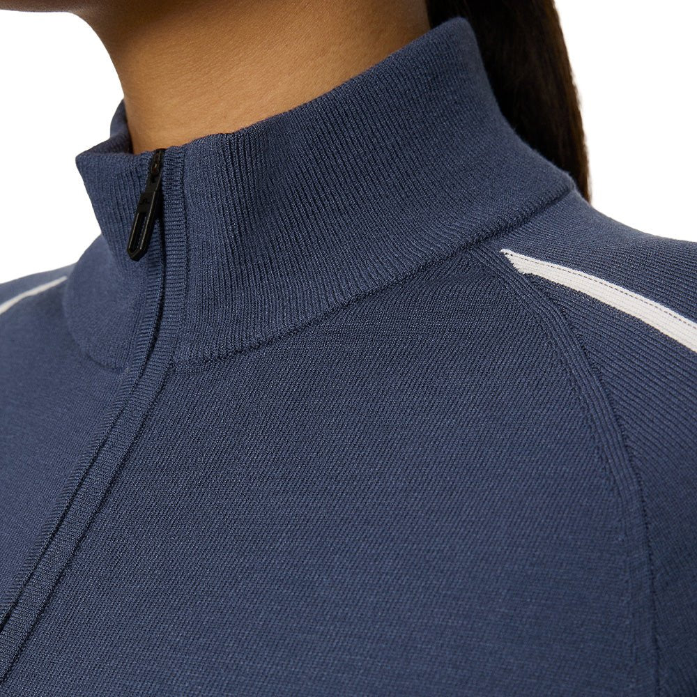 Women's Aubree Knitted Full Zip Sweater - Fairway Styles
