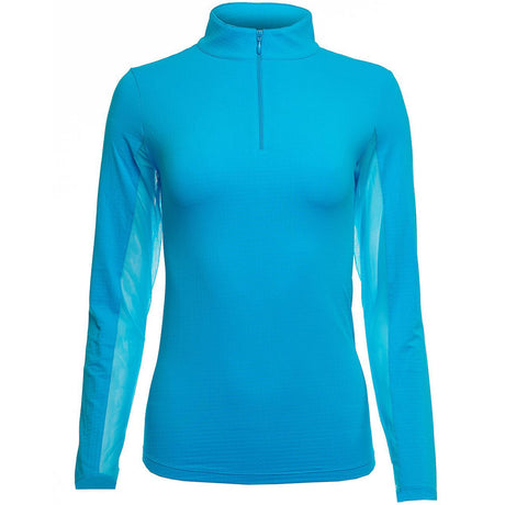 Women's Long Sleeve Mock Neck Top - Solid