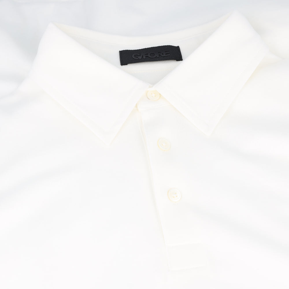 Brushed Cotton Long Sleeve Polo