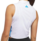 Women's Beyond Crop Twistknit Sleeveless 1/4 Zip Polo