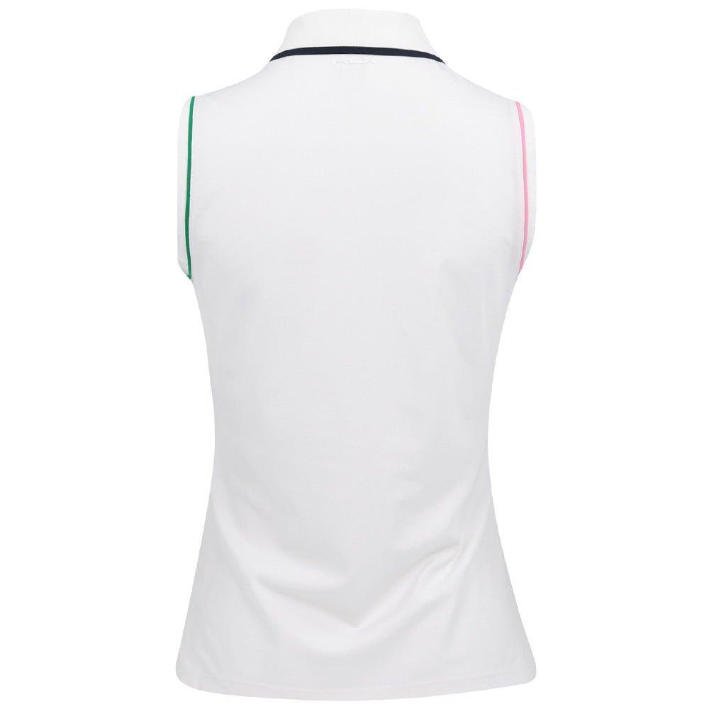 Women's Tailored Fit Sleeveless 1/4 Zip Polo - Fairway Styles