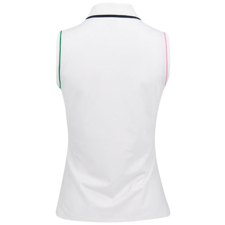 Women's Tailored Fit Sleeveless 1/4 Zip Polo - Fairway Styles