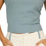 Women's Manhattan Sleeveless Mock Neck Top