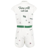 Women's Danny Full Zip Romper - Fairway Styles