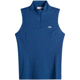 Women's Tia Sleeveless 1/4 Zip Mock Neck Top