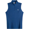 Women's Tia Sleeveless 1/4 Zip Mock Neck Top