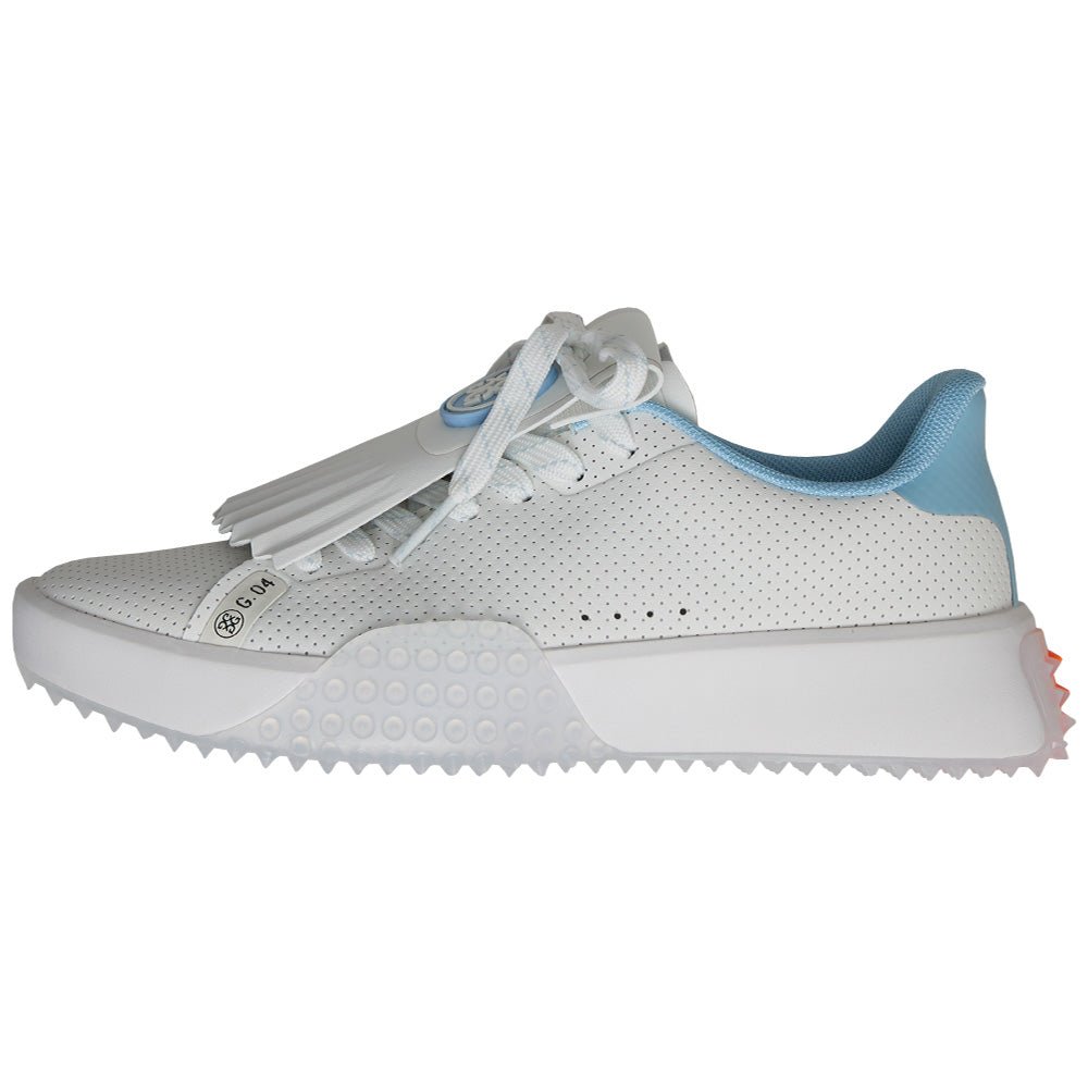 Women's G.112 Perforated Saddle Stripe Spikeless Golf Shoes - Fairway Styles