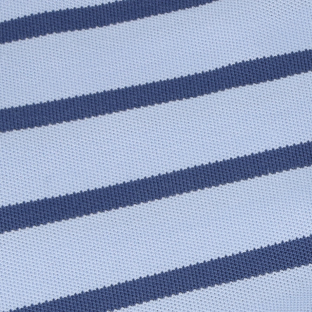 Performance Pique Tailored Fit Striped Polo