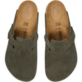 Women's Boston Sandals - Suede Leather