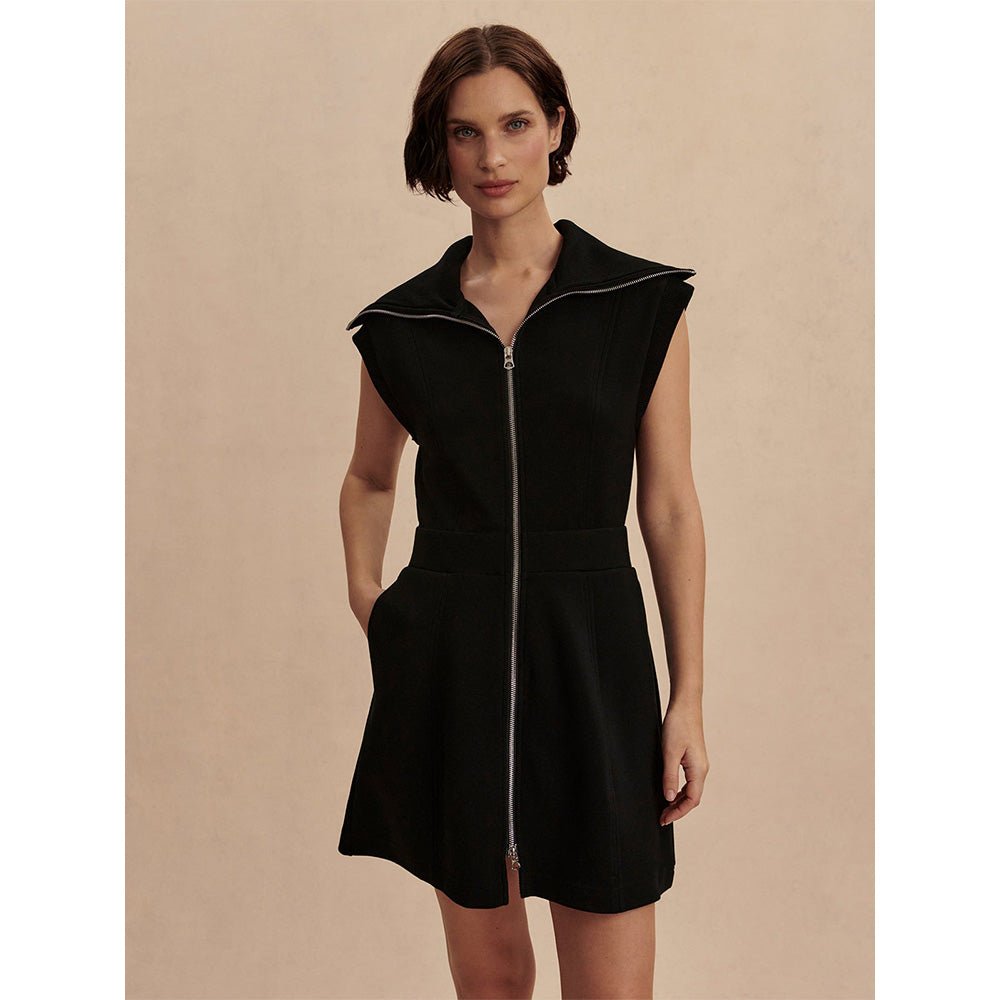 Women's Rebecca Sleeveless Zip Through Dress - Fairway Styles