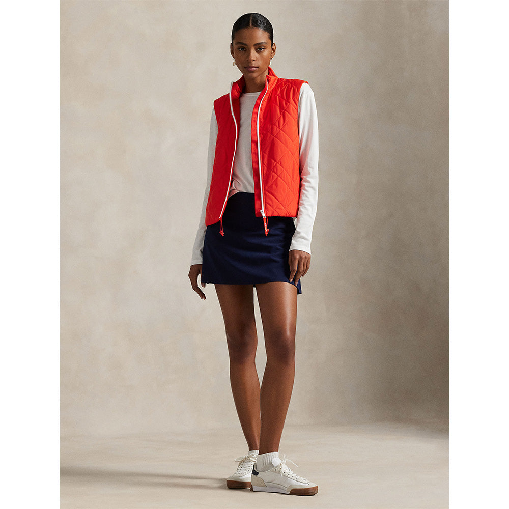 Women's Hybrid Quilted-Panel Vest