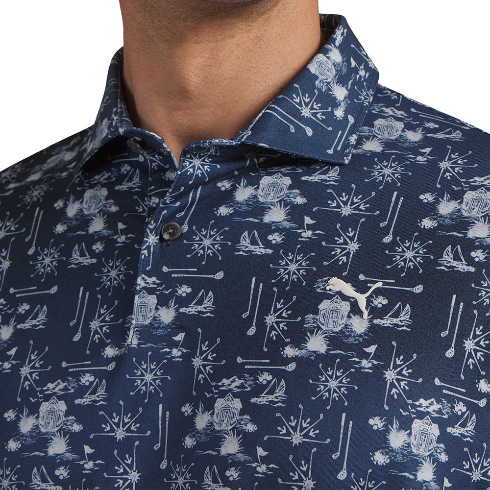 Cloudspun Coastal Claret Polo