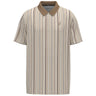 The Weekender Polo - Cream Stripe Print