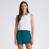 Women's Stretch Nylon Interlock Sleeveless Polo
