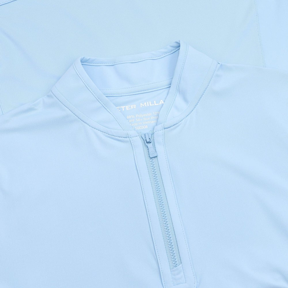 Women's Lightweight Long Sleeve 1/4 Zip Blade Collar Sun Shirt - Fairway Styles