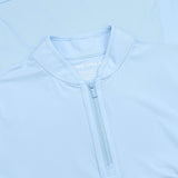 Women's Lightweight Long Sleeve 1/4 Zip Blade Collar Sun Shirt - Fairway Styles