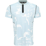 Miro Print 1/4 Zip Polo - Fairway Styles