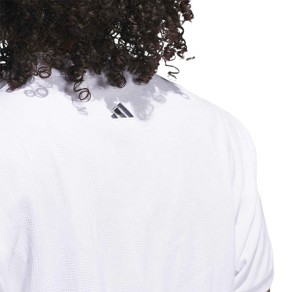 Women's Go-To Jacquard 1/4 Zip Mock Neck Polo