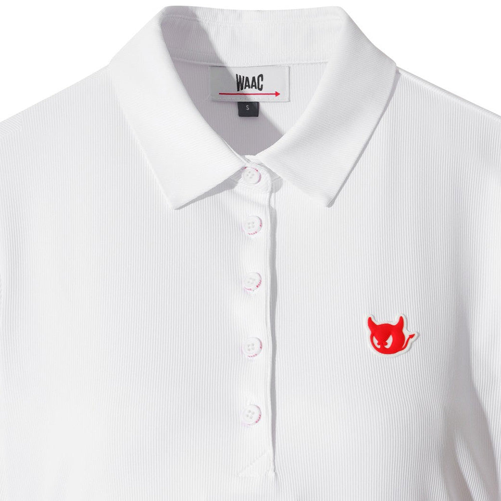 Women's Essential Rib Jersey Polo