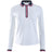 Women's All Play Tipped Long Sleeve 1/4 Zip Polo - Snow