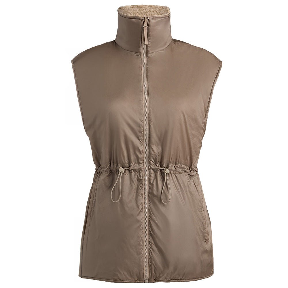 Women's Reversible Fleece & Nylon Hybrid Jacket