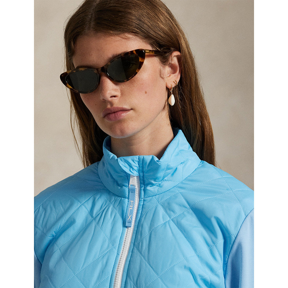 Women's Hybrid Quilted Front Terry Jacket