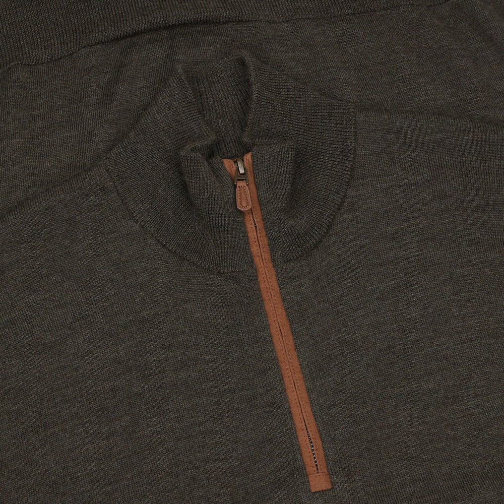 Wool 1/4 Zip Sweater