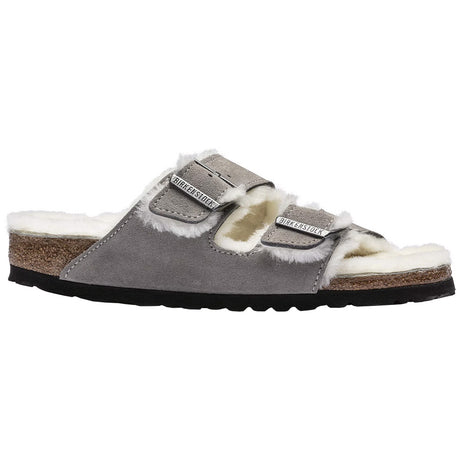 Women's Arizona Shearling Sandals - Suede Leather
