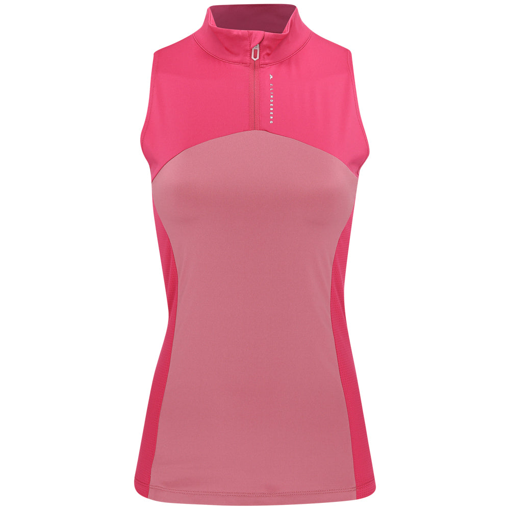 Women's Tiana Print Sleeveless 1/4 Zip Top