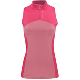 Women's Tiana Print Sleeveless 1/4 Zip Top