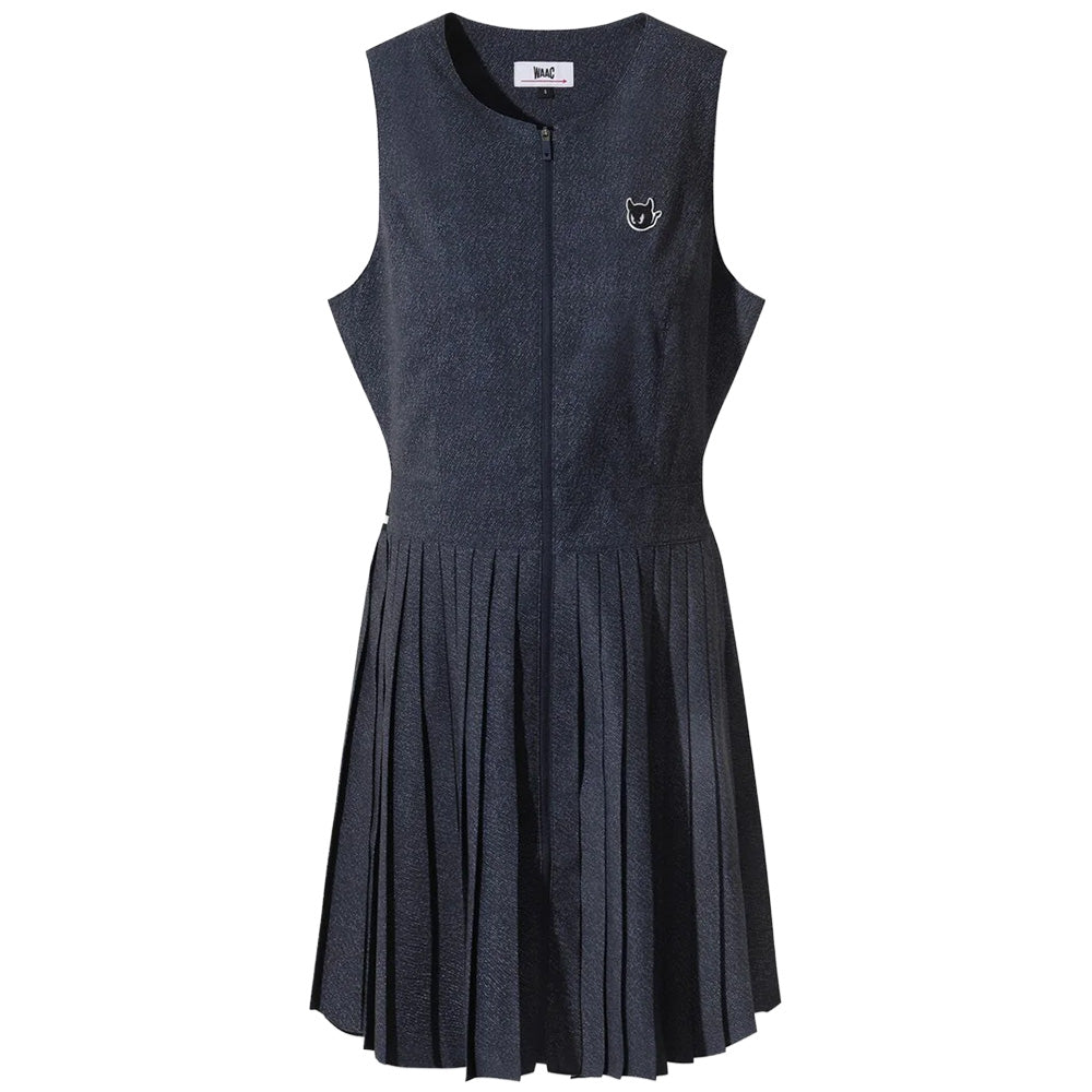 Women's Pleat Sleeveless Dress