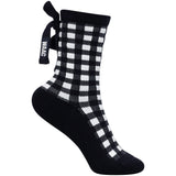 Women's Check Ribbon Socks