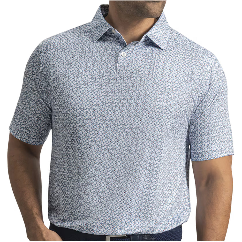 Floral Mark Polo