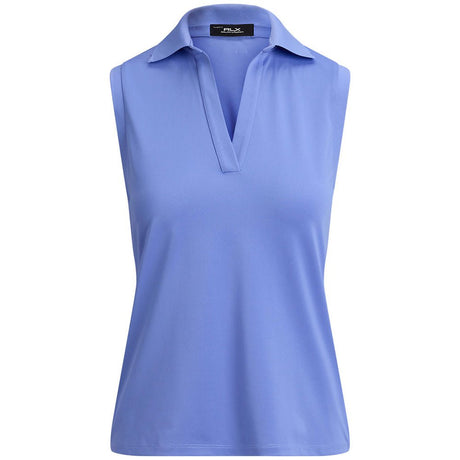 Women's Air Tech Sleeveless Scallop Placket Polo - Fairway Styles