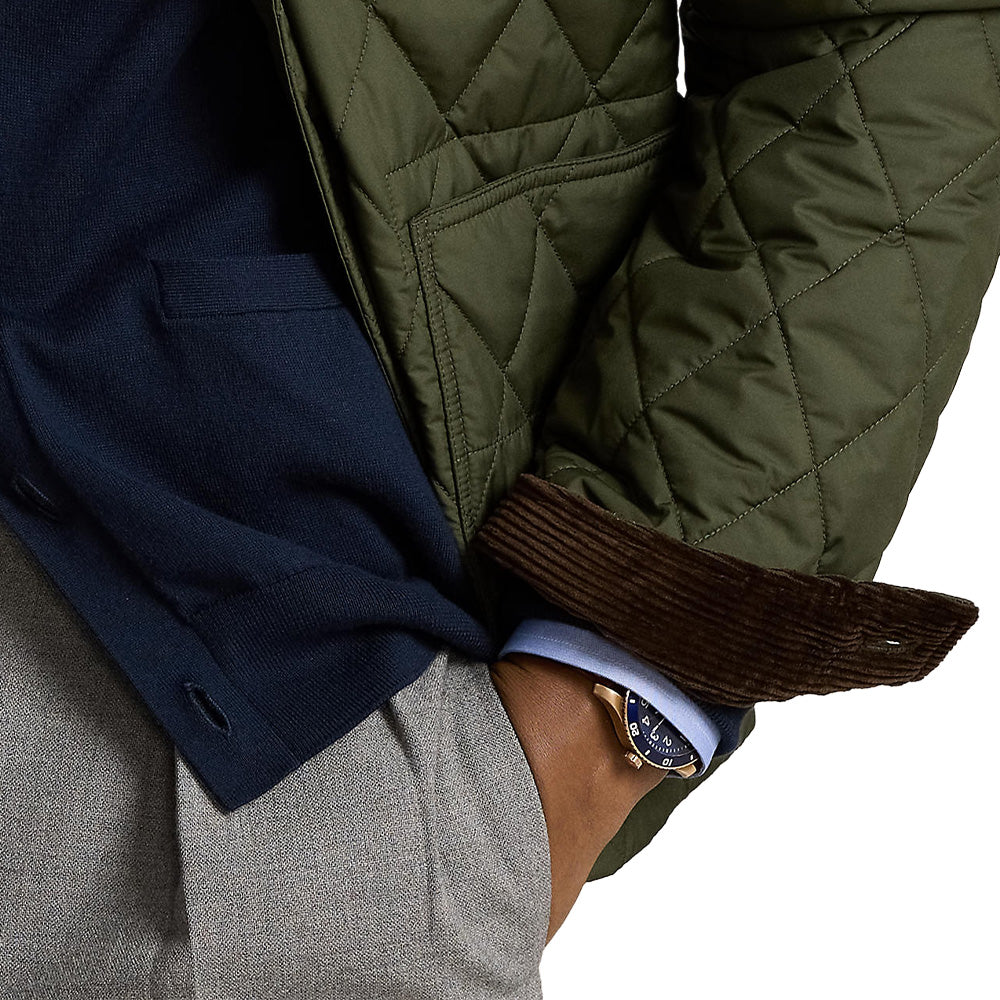 Matte Fine Poly Quilted Chore Jacket