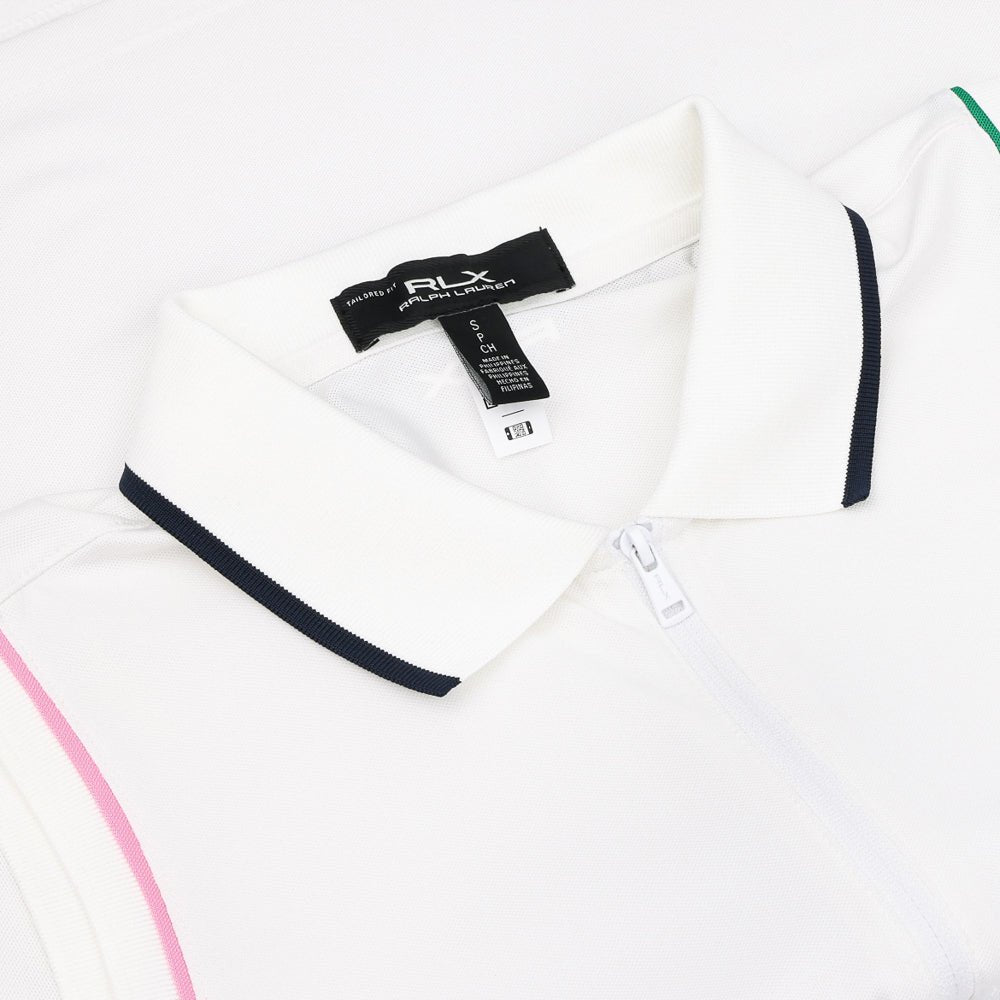 Women's Tailored Fit Sleeveless 1/4 Zip Polo - Fairway Styles