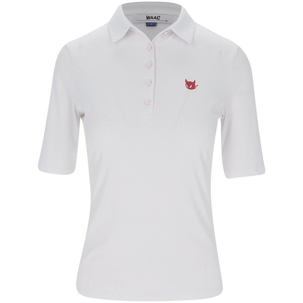 Women's Essential Rib Jersey Polo