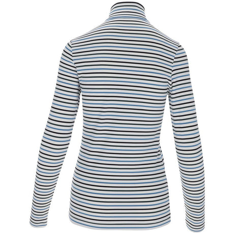 Women's The Simone Striped Long Sleeve 1/4 Zip Top - Fairway Styles