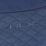 Quilted Double-Knit 1/4 Zip Mock Neck Sweatshirt