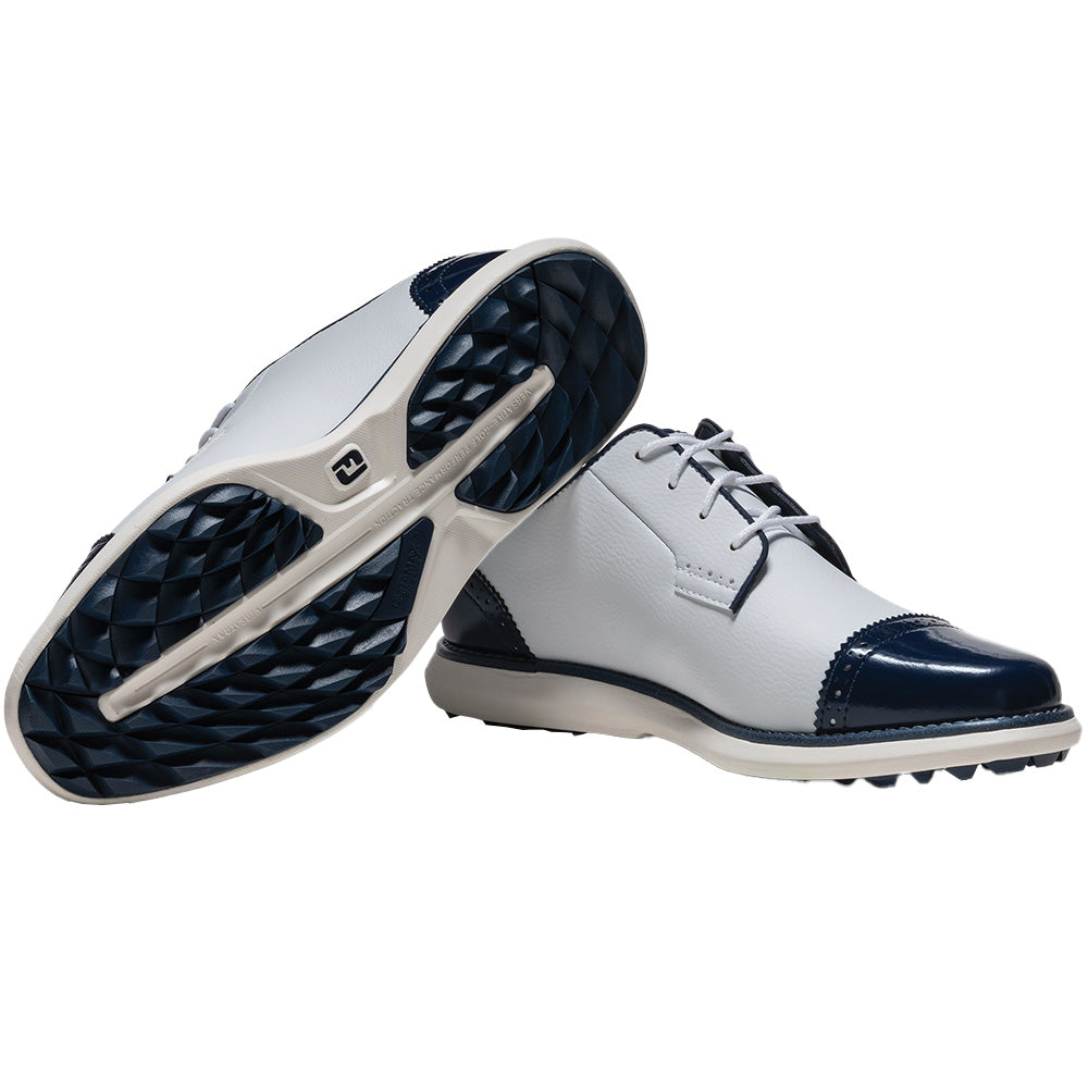 Women's Traditional Cap Toe Spikeless Golf Shoes