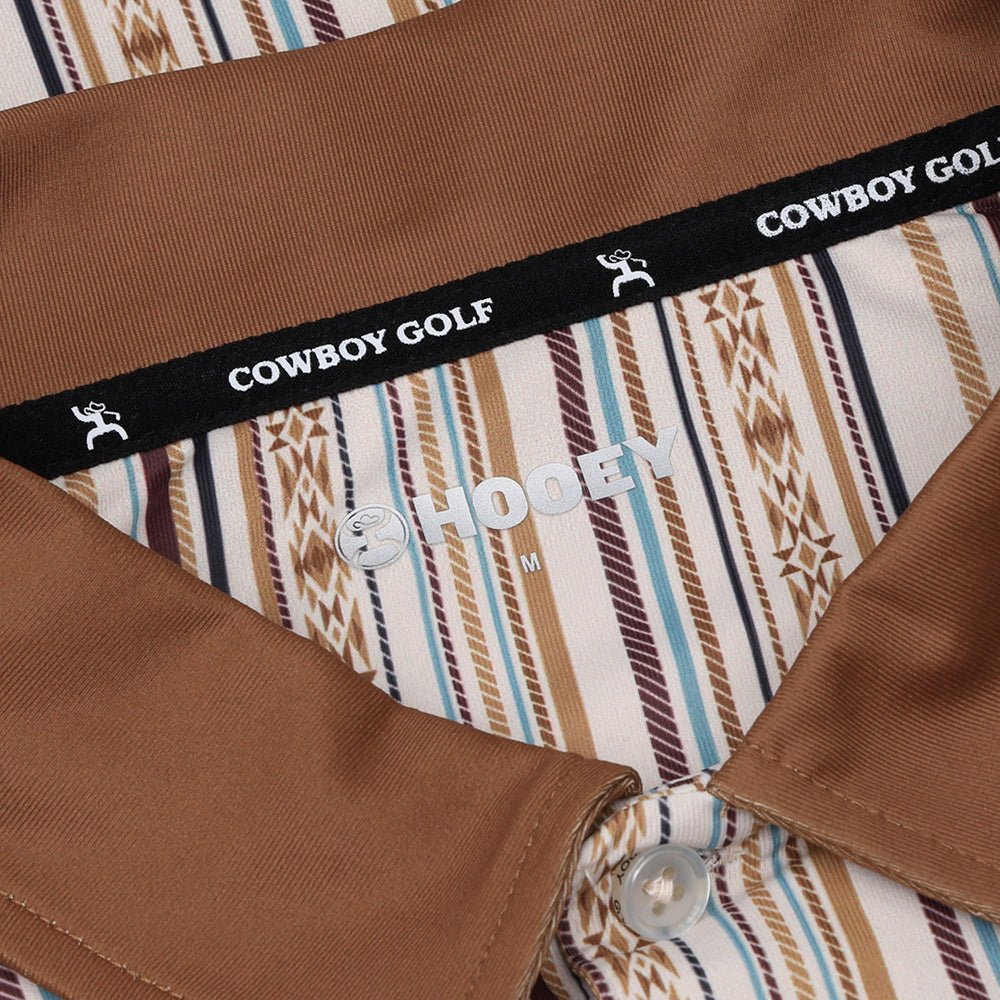 The Weekender Polo - Cream Stripe Print
