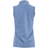 Women's Palmetto Palms Banded Sport Mesh Sleeveless Button Polo - Fairway Styles