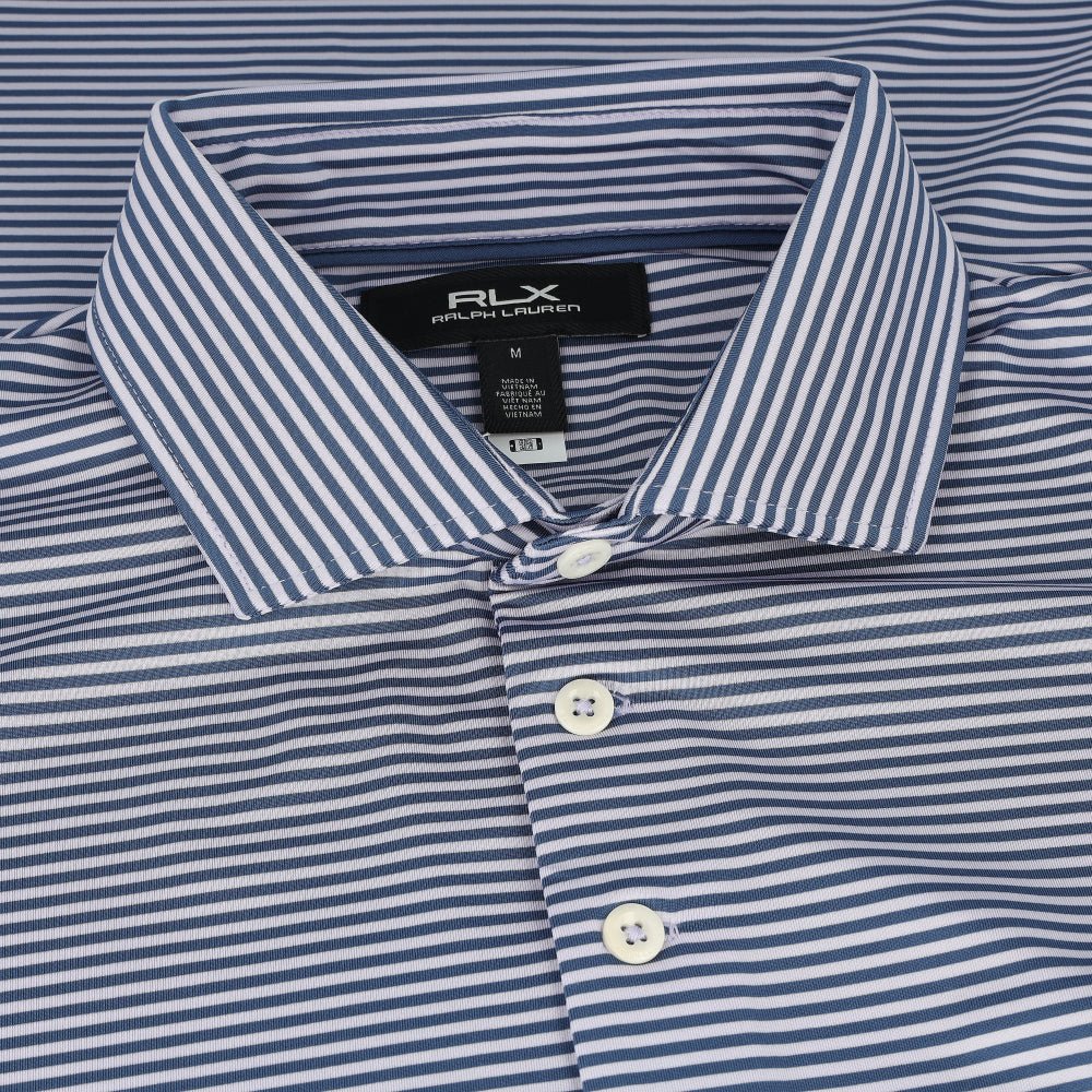 Classic Fit Performance Polo - Striped - Fairway Styles