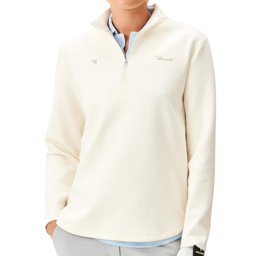 Women's Zoe Ivory Flex 1/4 Zip Sweater