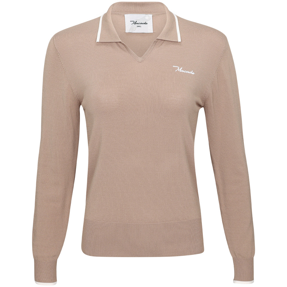 Women's Ella Knit Long Sleeve Polo