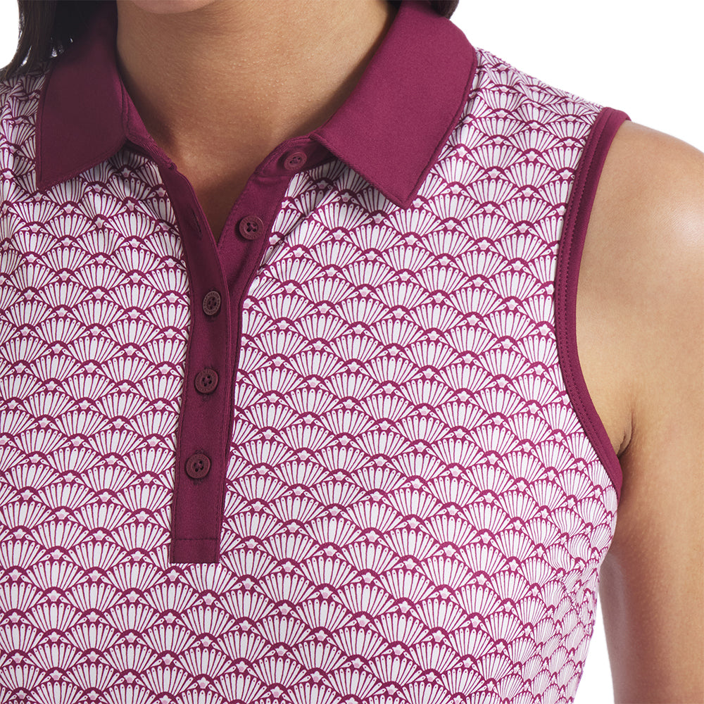 Women's CLOUDSPUN Scallop Sleeveless Polo