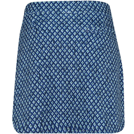 Women's Crown Sport Ocean Ikat Alice Petal Hem Skort - Fairway Styles